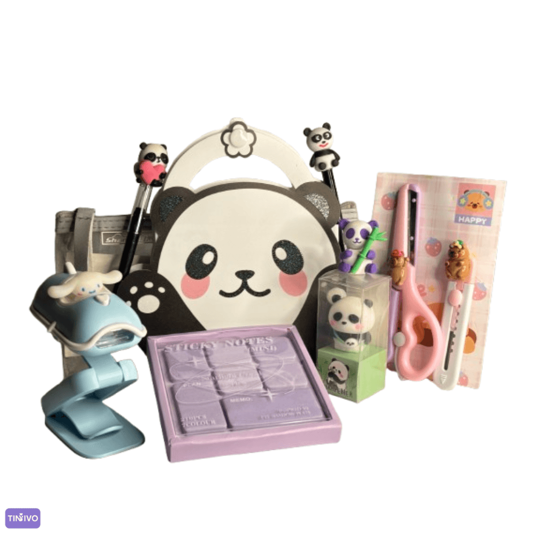 Tinivo Panda Study Makeover Box