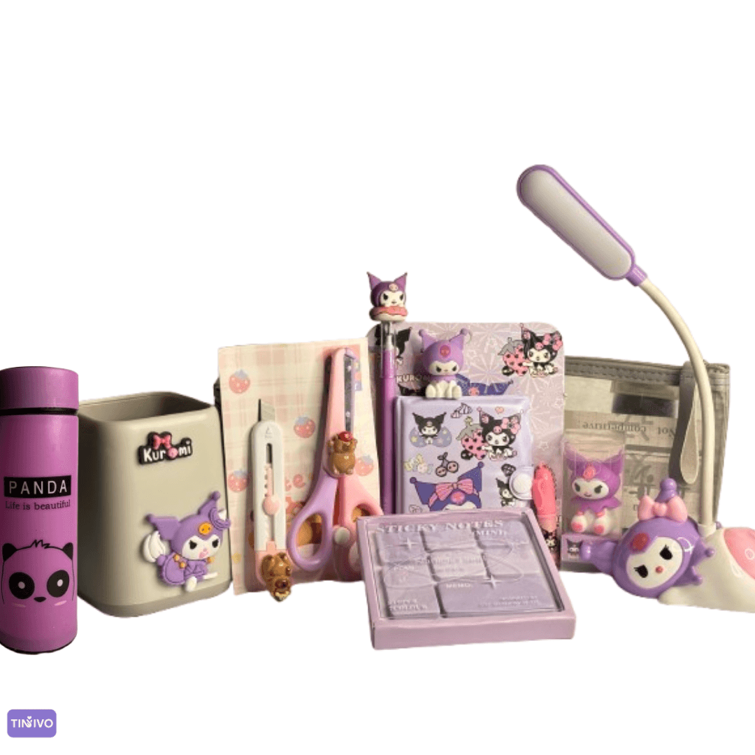 Tinivo Kuromi Ultimate Desk Glow Set